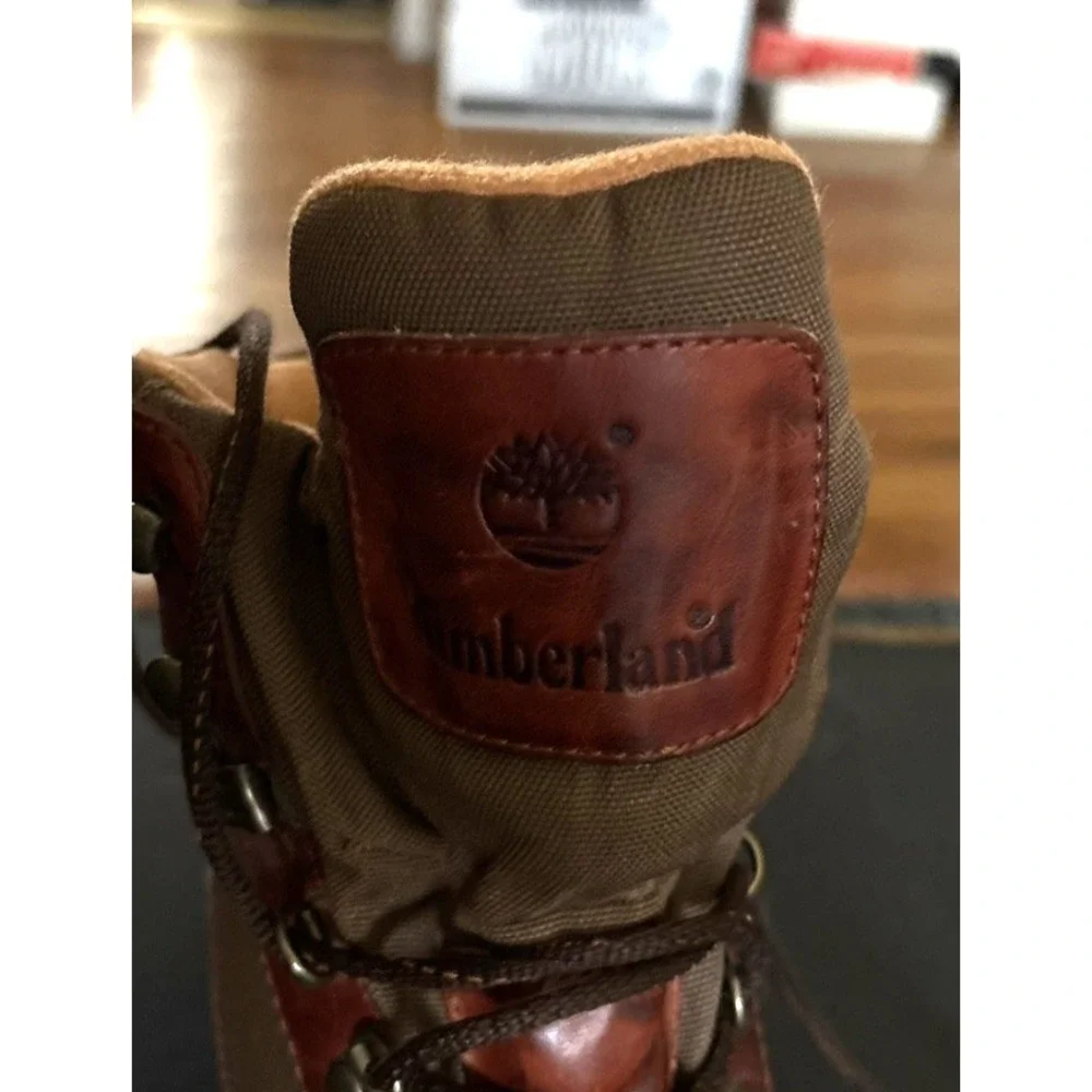 Timberland Men's Brown Leather Boots Size 11M
